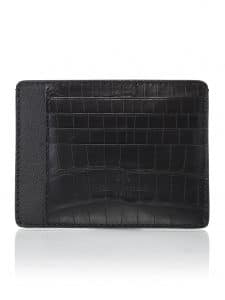 Hipster Wallet alligator semi matte olive - Maison Jean Rousseau