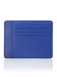 CNI cardholder blue king calf