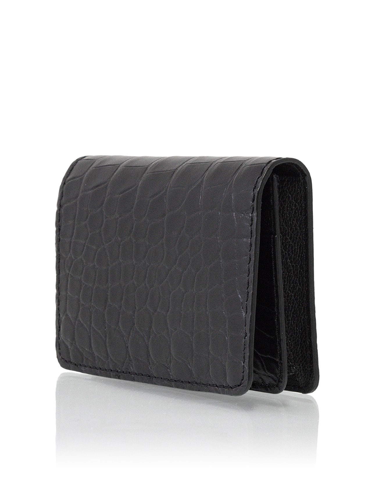 Hipster Wallet Semi matte alligator fauve - Maison Jean Rousseau