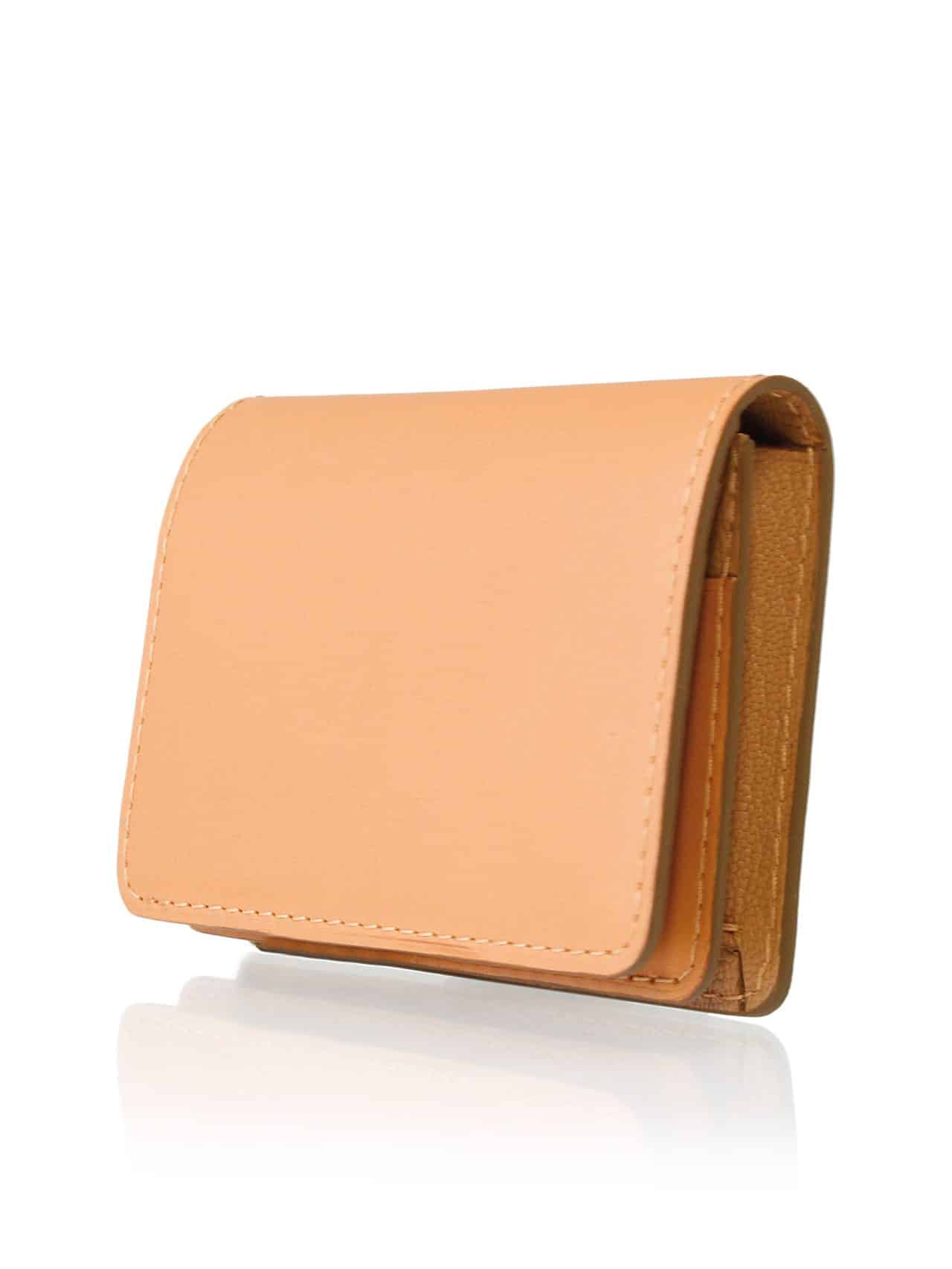 Money Clip Wallet clementine embossed calf - Maison Jean Rousseau