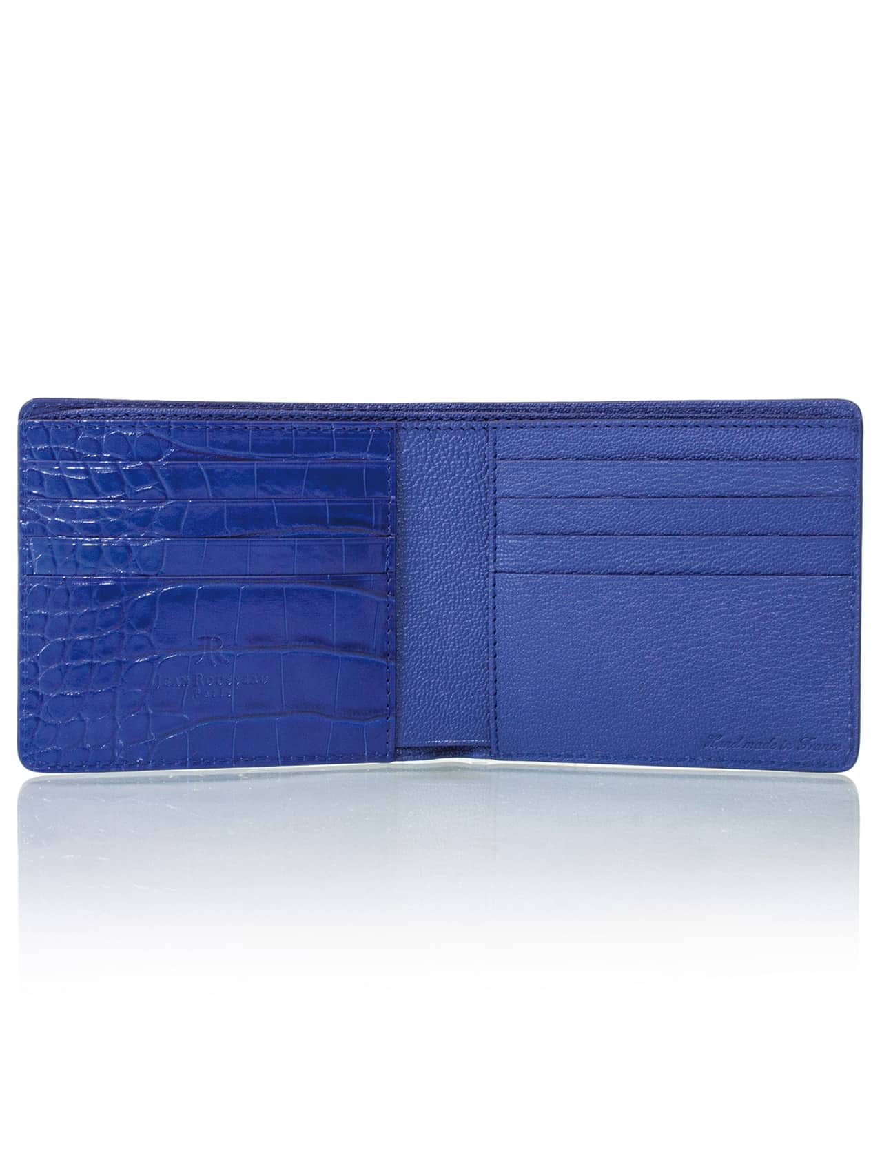 Hipster Wallet Semi matte alligator fauve - Maison Jean Rousseau