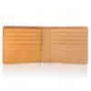 portefeuille cuir homme veau beige lisse