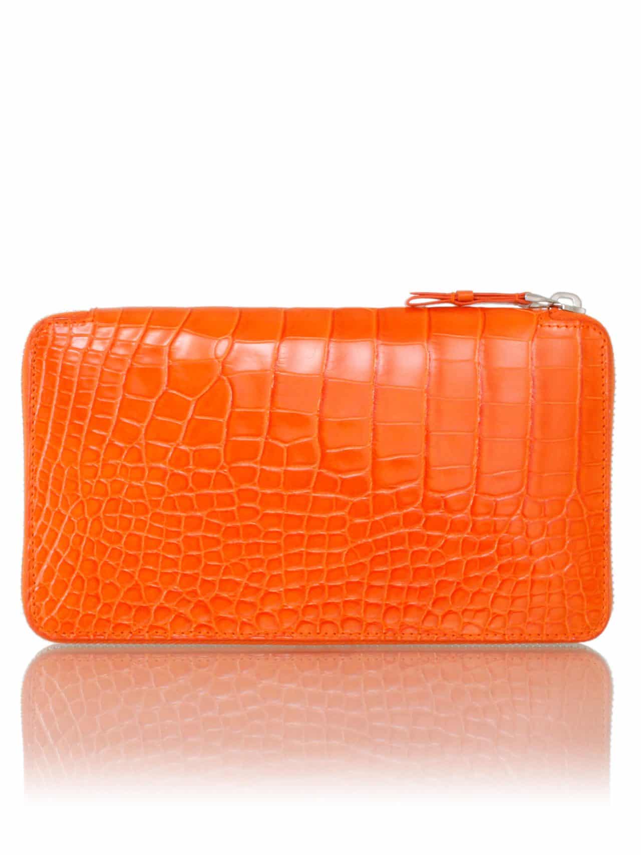 Mini wallet chameleon collection alligator - Maison Jean Rousseau