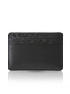 "Essentiel" slim cardholder black calf