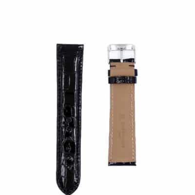Watch strap Alligator 3.5 Black shiny