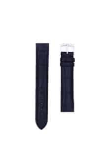 Classic 3.5 watch strap black semi matte alligator