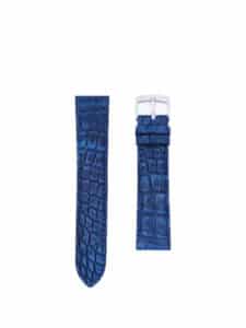 Classic 3.5 watch strap blue jean semi matte alligator