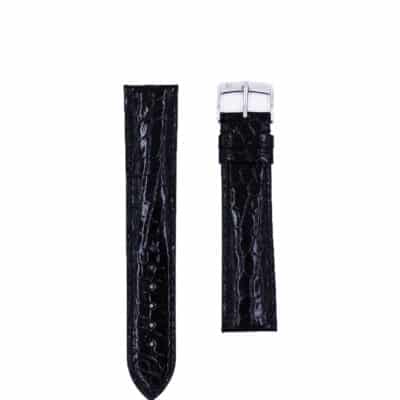 Bracelet Classique 3.5Alligator brillantNoir