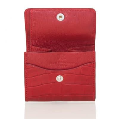 coin purse alligator women rouge