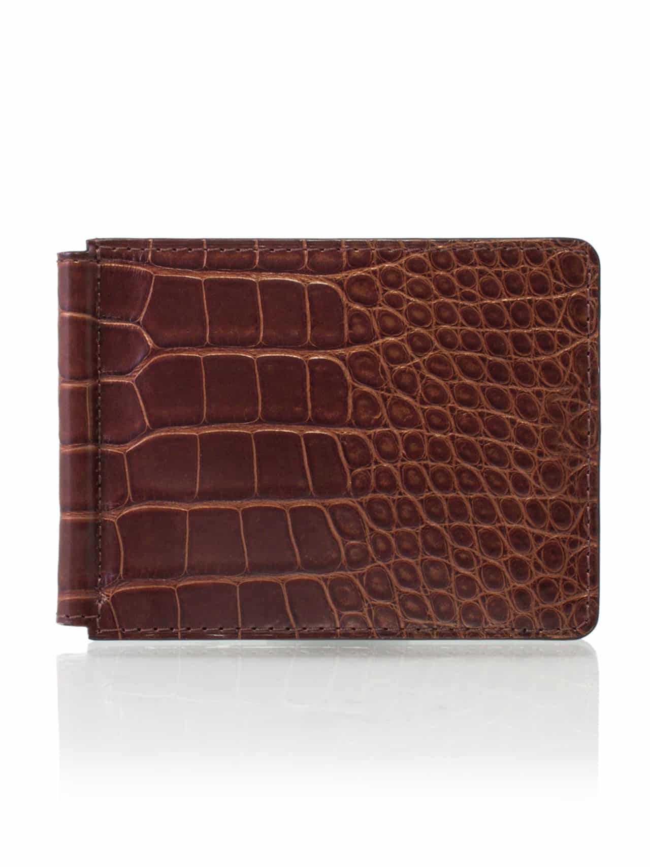 Mandarina Agua Roble Money Clip Wallet with Pocket