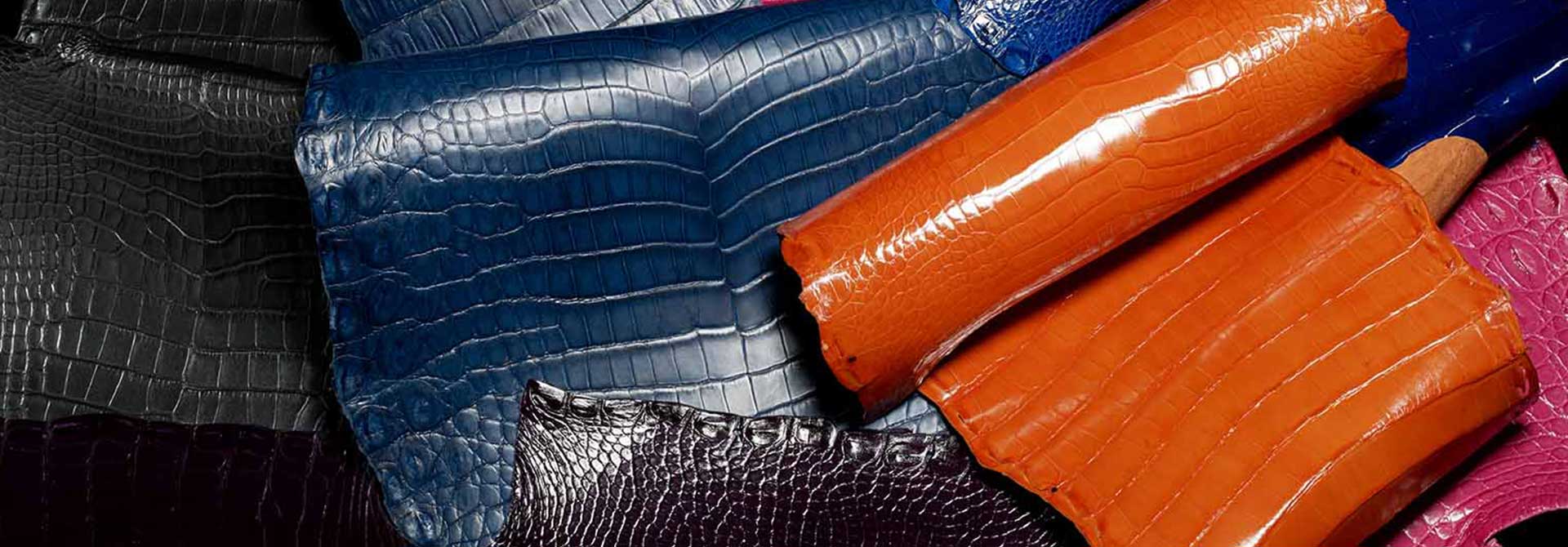 How we select leathers for our creations