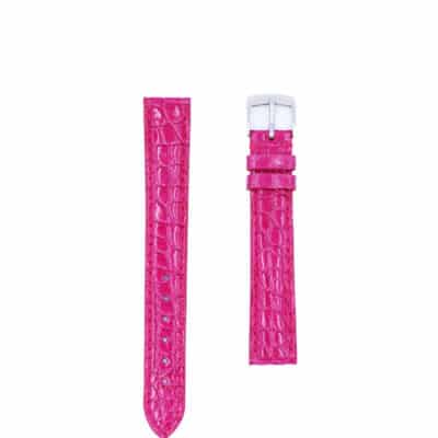 Classic 3.5 Watch strapShiny alligatorDark Fuchsia