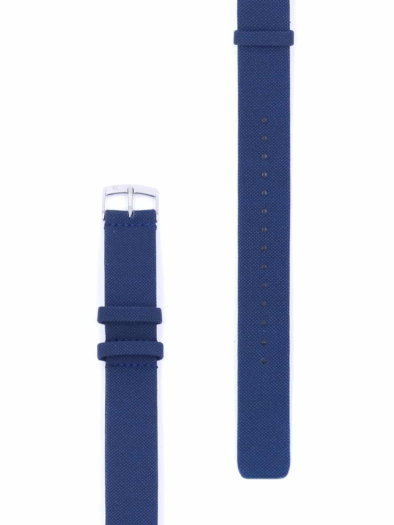 Nato watch strap blue technical fabric Maison Jean Rousseau