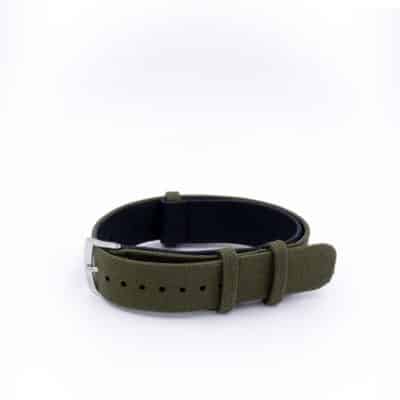 Nato watch strap cordura green men