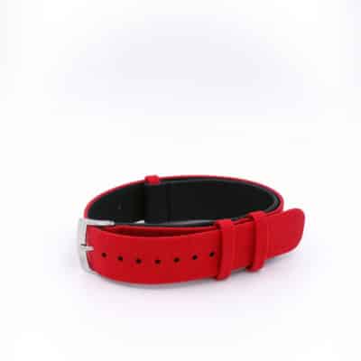 bracelet nato cordura 20mm rouge