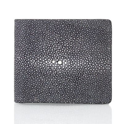 stingray wallet leather goods grey black