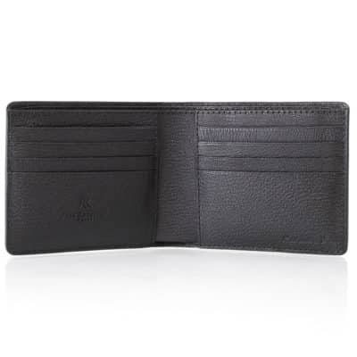 alligator wallet leather goods semi matte black