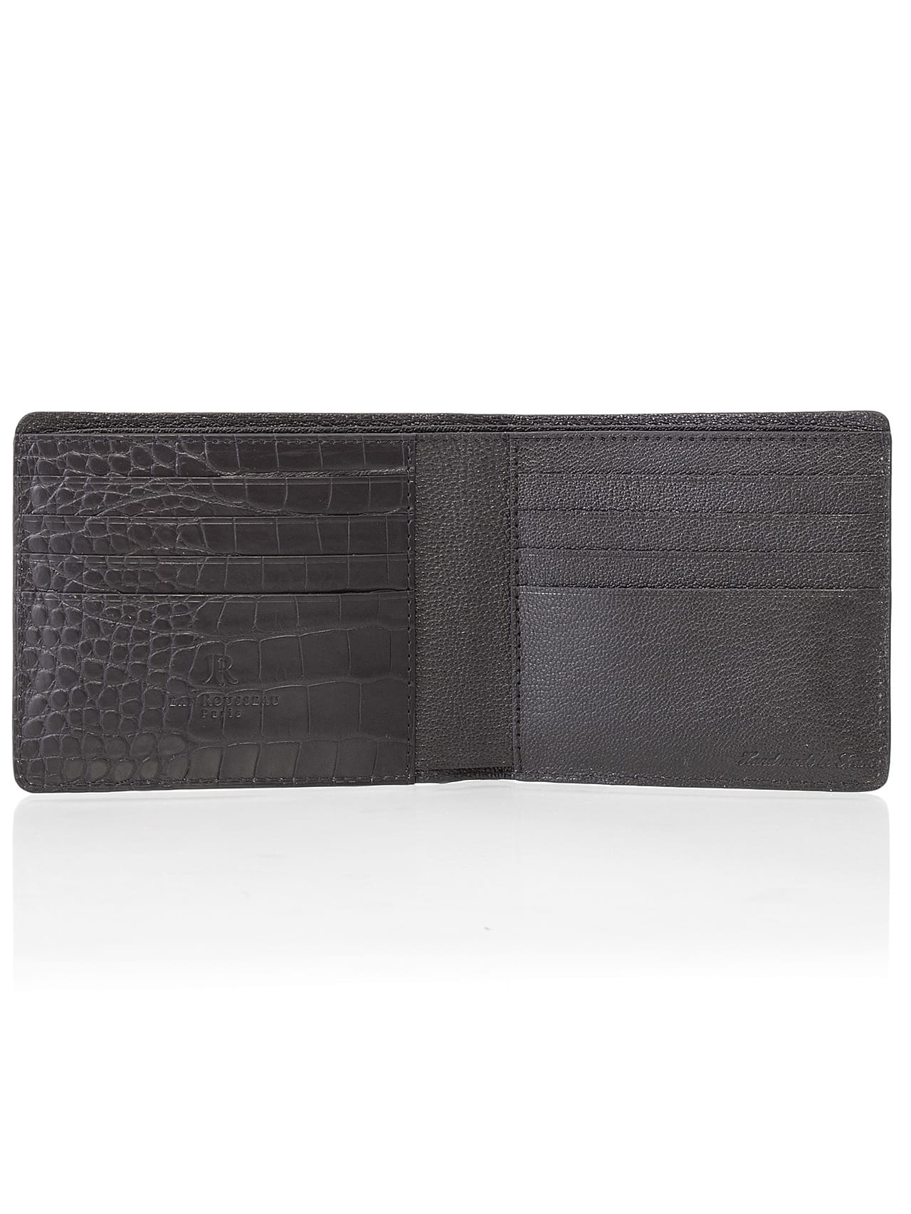 Hipster Wallet Semi matte alligator fauve - Maison Jean Rousseau