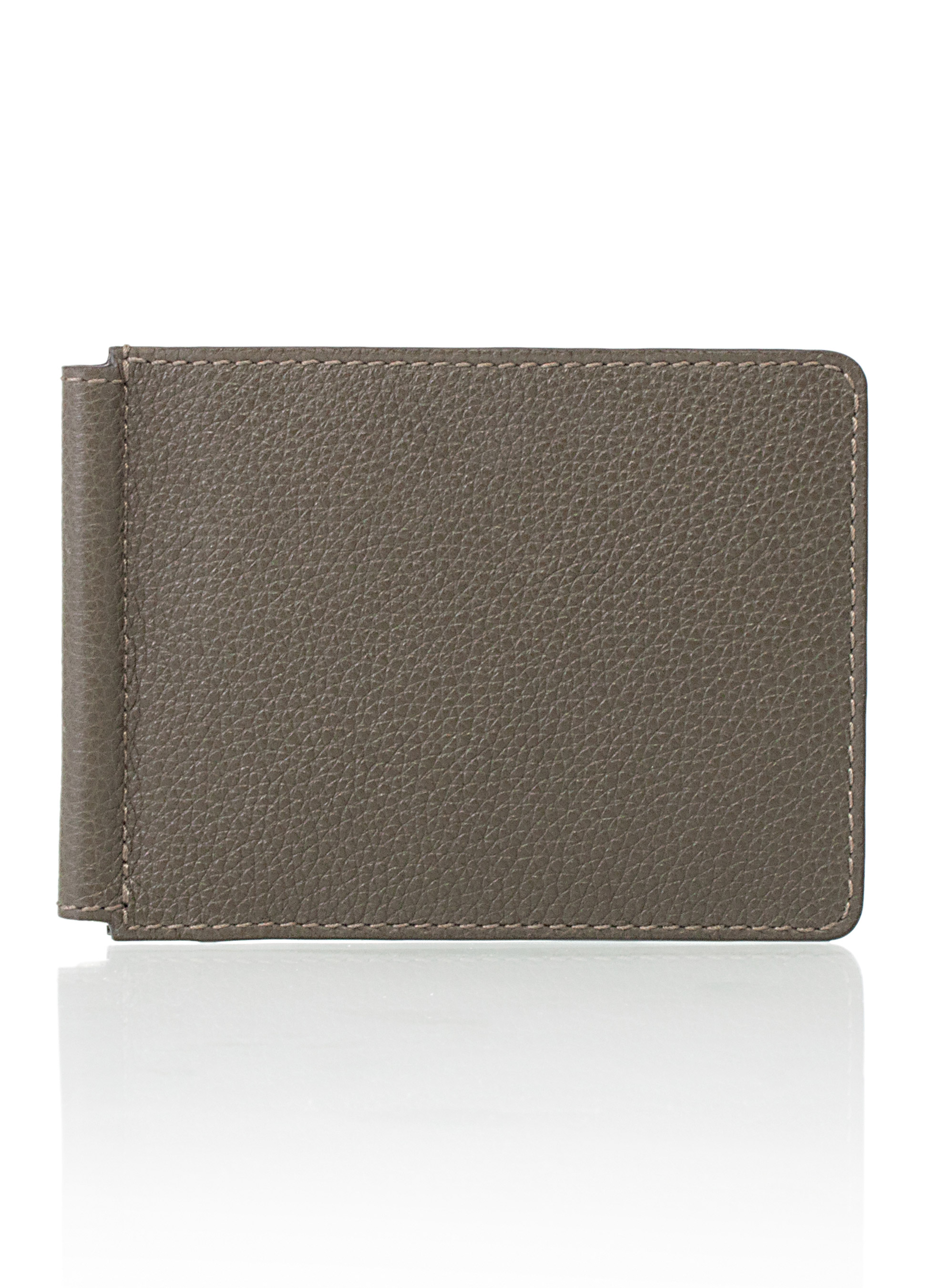 Money Clip Wallet veg tan calf - Maison Jean Rousseau