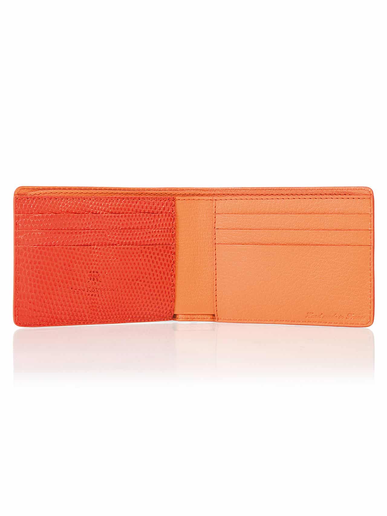 Hipster Wallet alligator semi matte olive - Maison Jean Rousseau