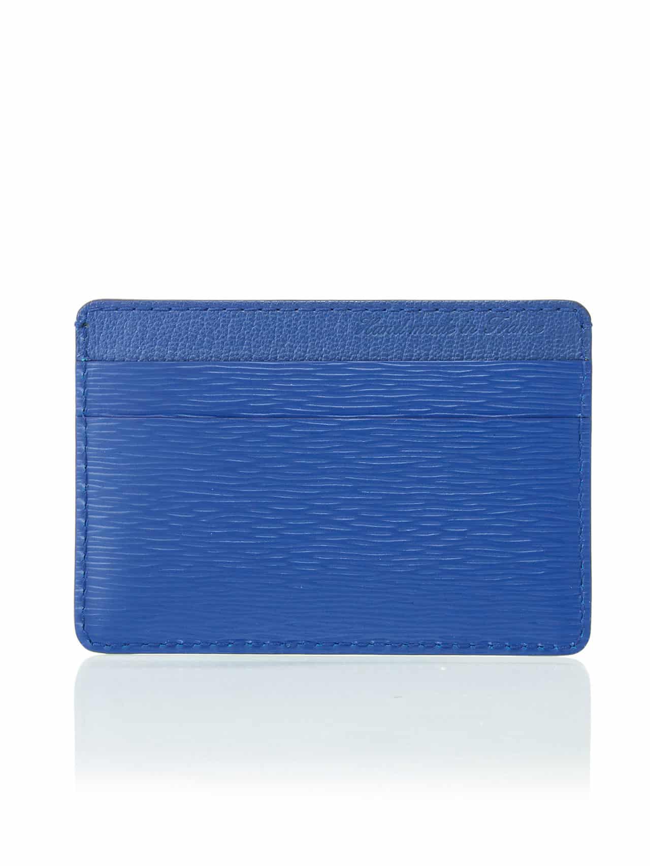 blue louis vuitton card holder