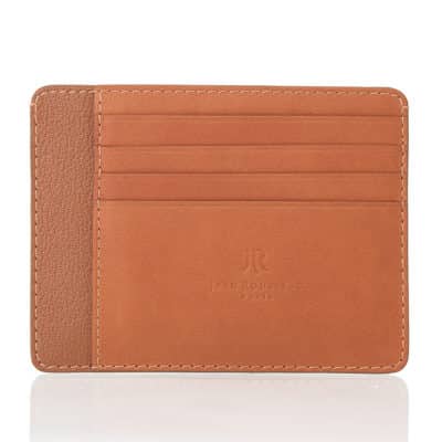 CNI cardholder veg tan calf