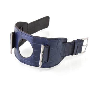 apple watch straps alligator blue arm