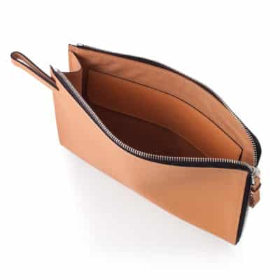 document holder men calf brown leather goods