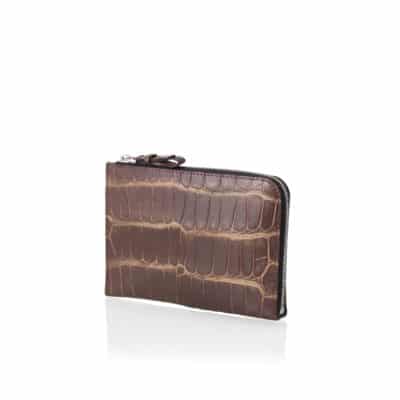 zippy document holder women alligator leather goods