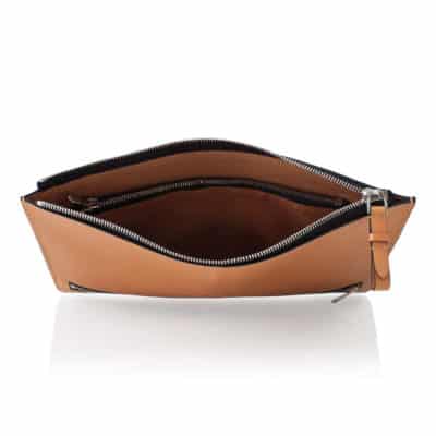 document holder men calf beige leather goods