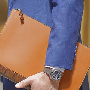 Pitti Uomo watch straps leather goods document