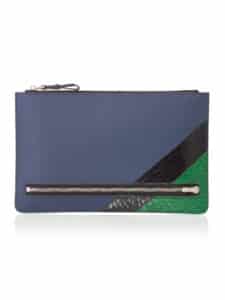 Zippy Travel Wallet Mix green embossed calf