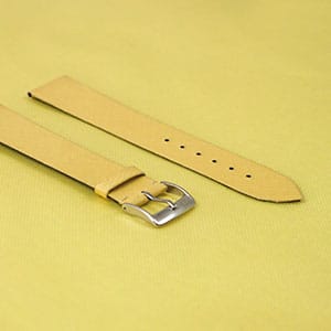 watch strap flat rubber yellow