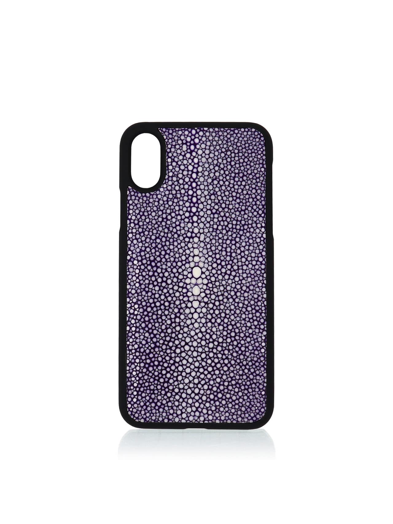 Ihpone Xs case apple blue purple shagreen