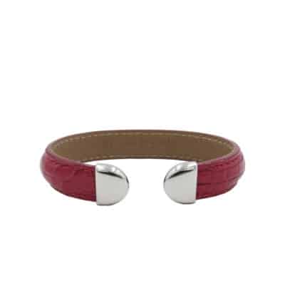 bracelet galuchat marron mode femme