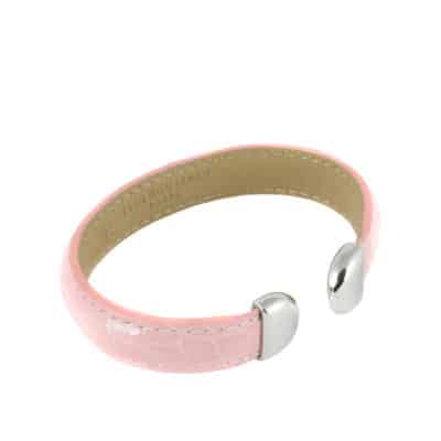 bracelet alligator rose mode femme