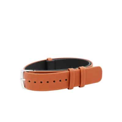 Nato strap calf brown men