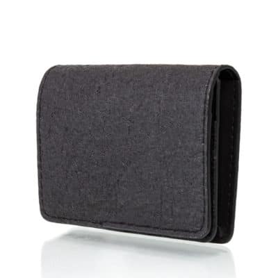 vegan wallet black