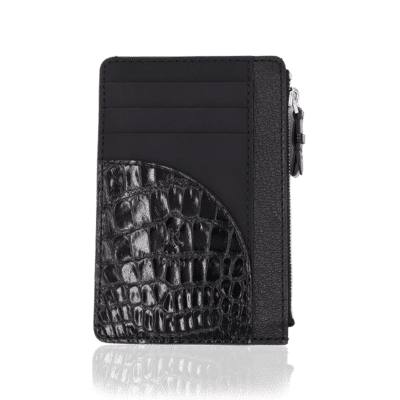 Easy wallet mix black alligator