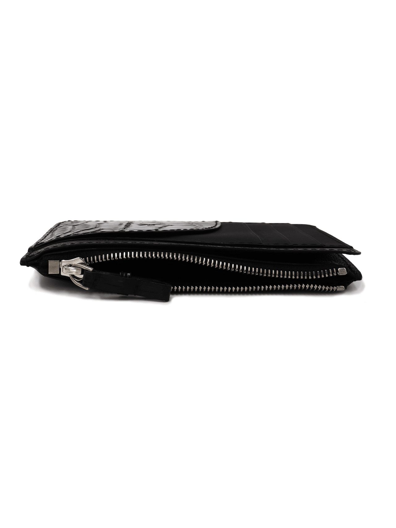 Easy wallet mix alligator black - Maison Jean Rousseau