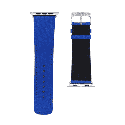 <span class="cat_name">Classic Apple Watch strap</span><br><span class="material_name">Semi matte alligator</span><br><span class="color_name">Klein Blue</span>