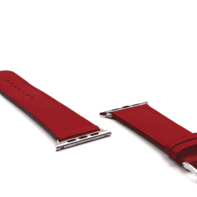 <span class="cat_name">Classic Apple Watch strap</span><br><span class="material_name">Embossed calf</span><br><span class="color_name">Red</span>