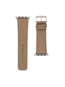 Bracelet Apple Watch veau taupe