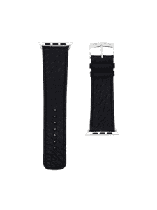 Apple watch strap classic alligator semi matte black