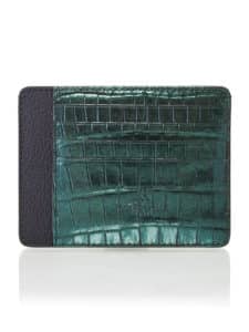 CNI cardholder alligator Chameleon green