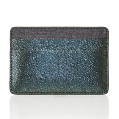 wallet card holder lizard green