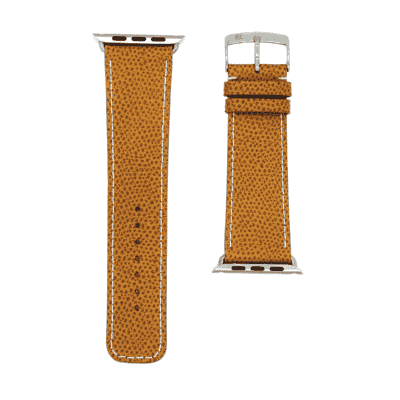 Apple watch bands classic embossed calf nutmeg