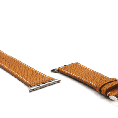 Classic Apple watch band calf pebble brown Women