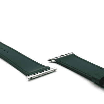 Classic Apple watch bands calf pebble green