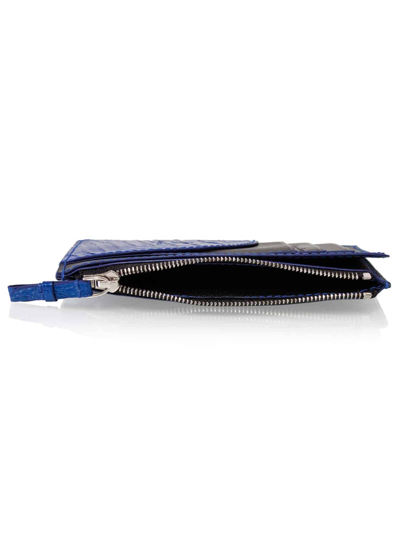 Hipster Wallet Semi matte alligator fauve - Maison Jean Rousseau